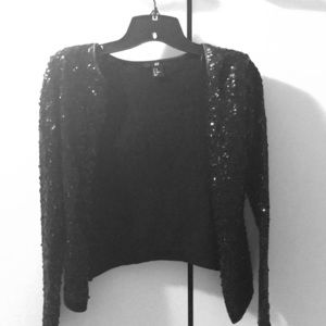 🖤 H&M Black sequin jacket